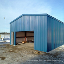 Hangar en acier préfabriqué avec certification CE